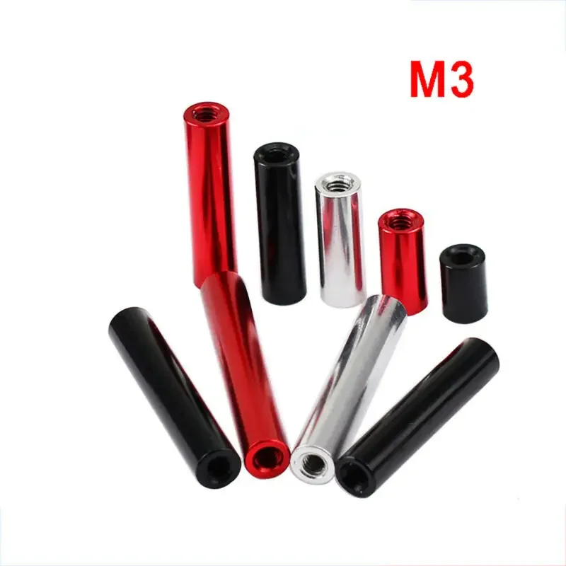 5Pcs M3 Aluminum Alloy Round Coupling Nuts OD 5mm Threaded Sleeve Rod Bar Stud Round Connector Nut Long Nuts Length 6~100mm
5Pcs M3 Aluminum Alloy Round Coupling Nuts OD 5mm Threaded Sleeve Rod Bar Stud Round Connector Nut Long Nuts Length 6~100mm