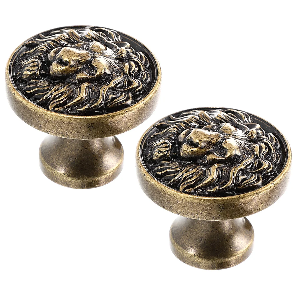 2 Pcs Lion Head Handle Drawer Pulls Zinc Alloy Bright Furniture Knobs Wardrobe Door Closet Cabinet Hardware Replacement
2 Pcs Lion Head Handle Drawer Pulls Zinc Alloy Bright Furniture Knobs Wardrobe Door Closet Cabinet Hardware Replacement