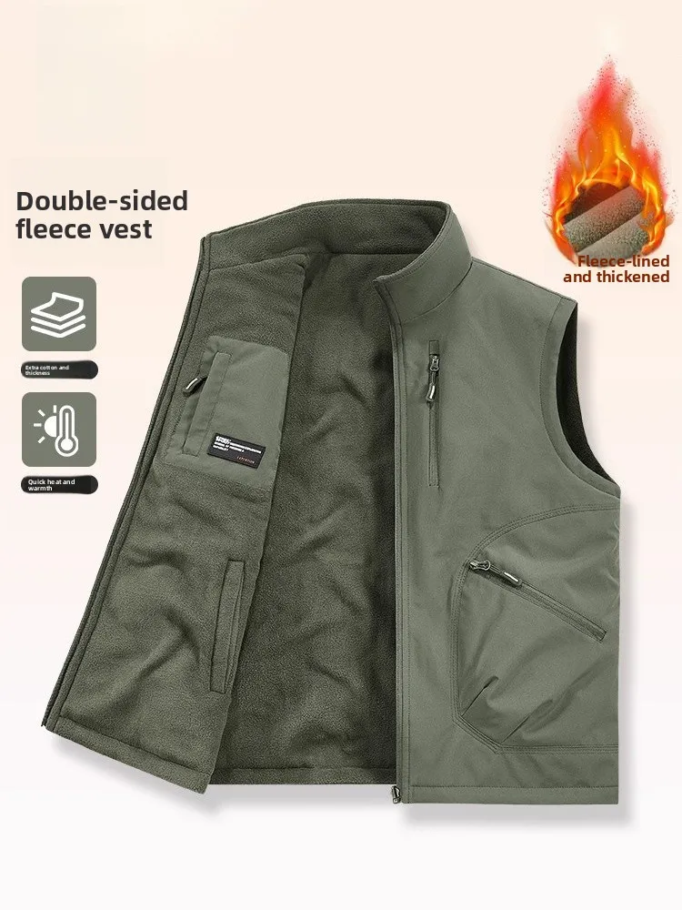 Мужской утепленный двусторонний жилет Lormen на флисовой подкладке, повседневная верхняя одежда, зимняя рабочая одежда, модный городской стиль, на молнии
Мужской утепленный двусторонний жилет Lormen на флисовой подкладке, повседневная верхняя одежда, зимняя рабочая одежда, модный городской стиль, на молнии