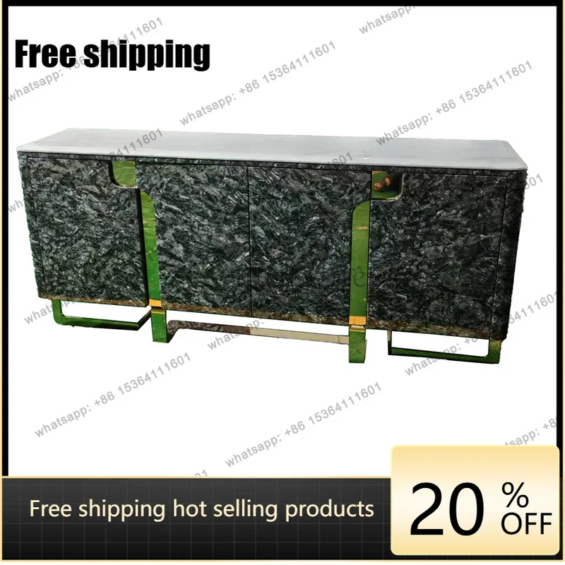 PG Italian light luxury marble, TV cabinet, living room metal dining side cabinet, designer villa high-end creative entrance
PG Italian light luxury marble, TV cabinet, living room metal dining side cabinet, designer villa high-end creative entrance