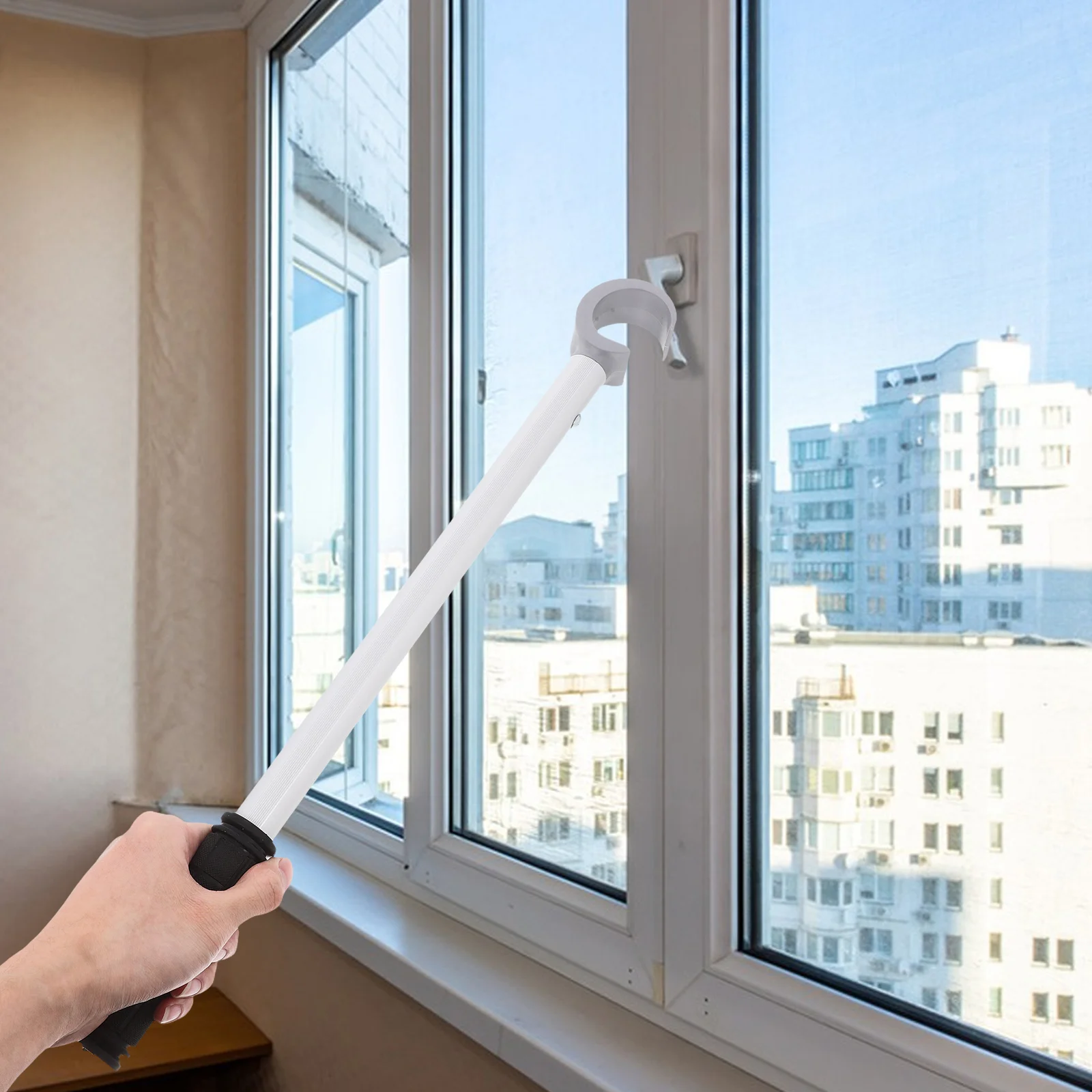 Extended Window Opening Lever Awning Tension Rod Lengthen Aluminum Alloy Pull Silica Gel Adjustable Blind Stick Hook
Extended Window Opening Lever Awning Tension Rod Lengthen Aluminum Alloy Pull Silica Gel Adjustable Blind Stick Hook