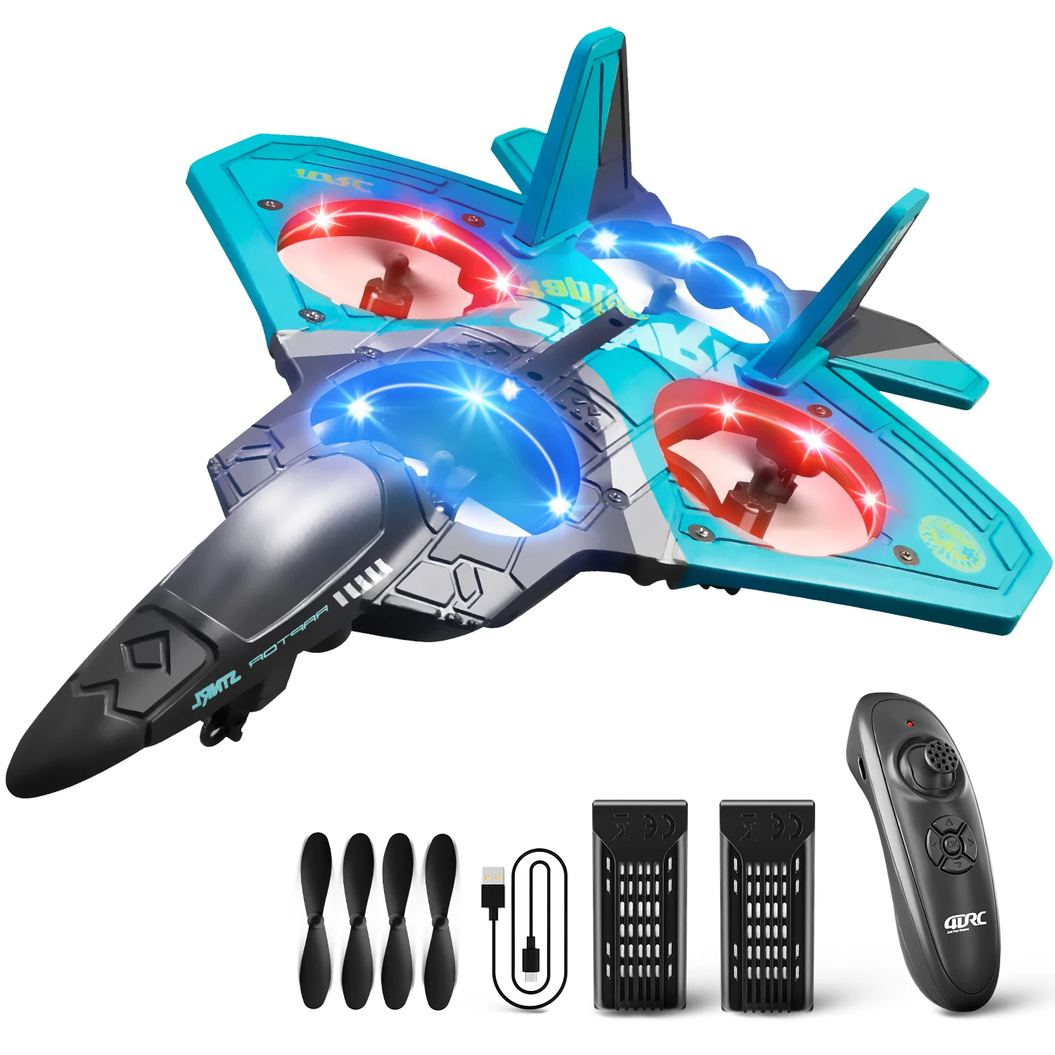 V17 RC Plane EPP Foam Helicopter Quadcopter, 2.4G Spinning Drone, Gravity Sensing Stunt Roll, Cool Light, Gift for Adults Kids Beginners
V17 RC Plane EPP Foam Helicopter Quadcopter, 2.4G Spinning Drone, Gravity Sensing Stunt Roll, Cool Light, Gift for Adults Kids Beginners