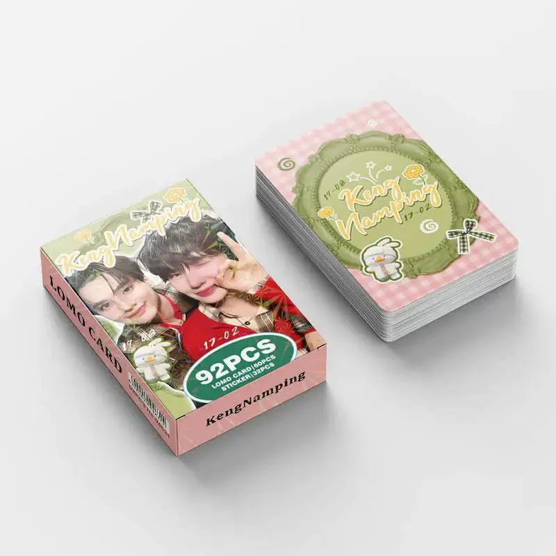 92PCS KengNamping Thai BL Lomo Cards HD Actor Photo with Stickers Collectible Gifts for Drama Fans
92PCS KengNamping Thai BL Lomo Cards HD Actor Photo with Stickers Collectible Gifts for Drama Fans