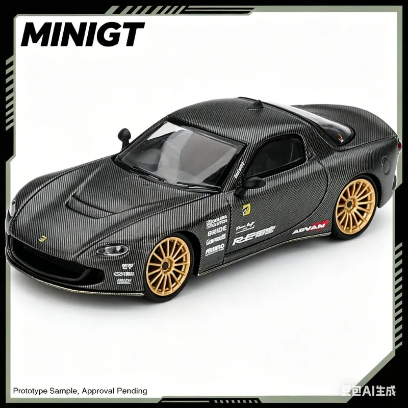 MINIGT 1:64 Mazda RX-7 RE-Amemiya 1205 # carbon grain alloy car model, simulation static ornament, adult collectible.
MINIGT 1:64 Mazda RX-7 RE-Amemiya 1205 # carbon grain alloy car model, simulation static ornament, adult collectible.