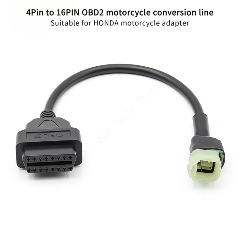 Линия преобразования мотоцикла с 4 контактами на 16 контактов OBD2, подходит для адаптера мотоцикла HONDA
Линия преобразования мотоцикла с 4 контактами на 16 контактов OBD2, подходит для адаптера мотоцикла HONDA