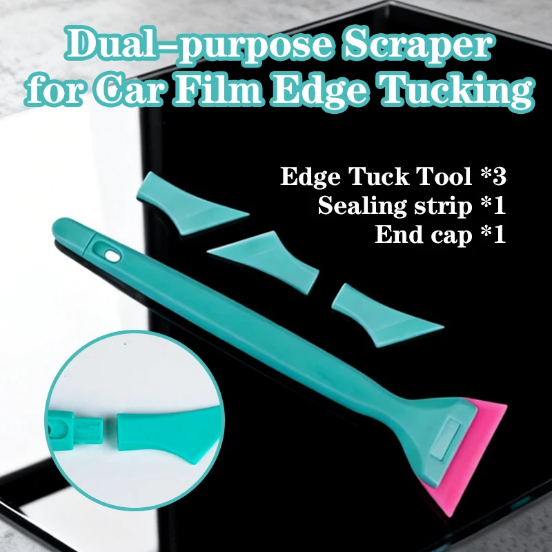 Dual-Purpose Ox-Tendon Squeegee for Car Film Installation, Edge Tucking Scraper for Paint Protection Film and Window Tinting
Dual-Purpose Ox-Tendon Squeegee for Car Film Installation, Edge Tucking Scraper for Paint Protection Film and Window Tinting