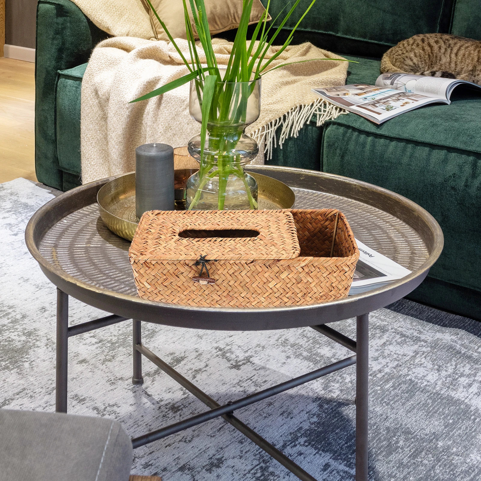 Holder Seaweed Metal Frame Rectangular Cover Organizer Home Office Car Bathroom Kitchen Desktop Storage Solution Tissue Cover 
Holder Seaweed Metal Frame Rectangular Cover Organizer Home Office Car Bathroom Kitchen Desktop Storage Solution Tissue Cover