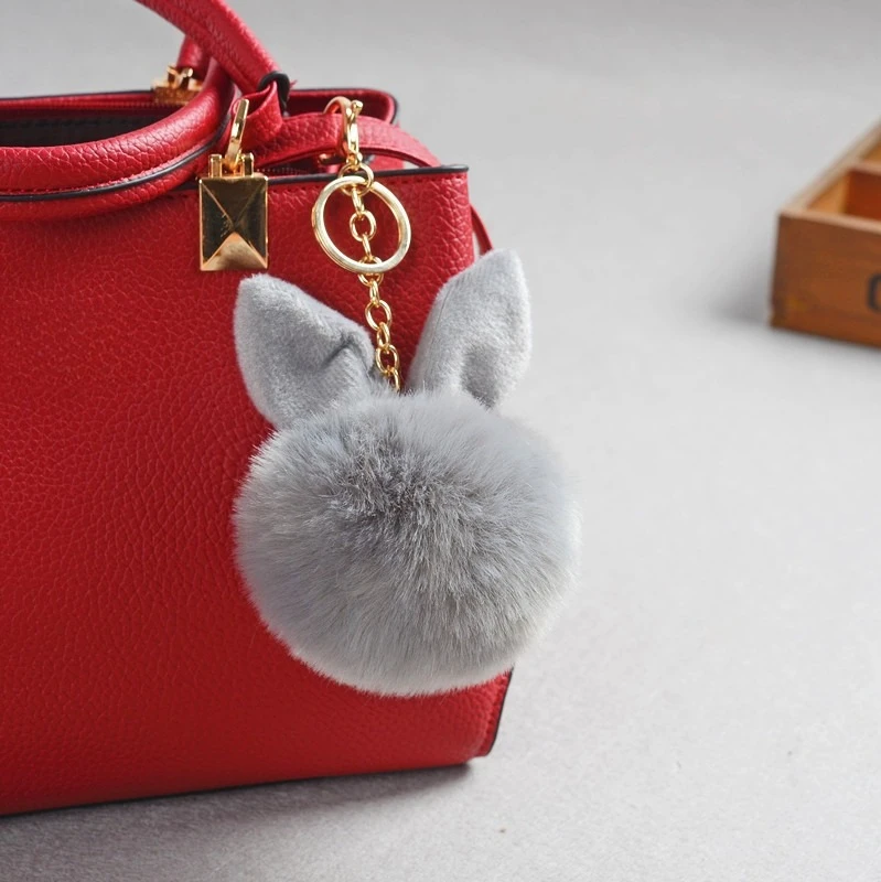 New Fluffy Keychain Pompom Rabbit Ear Toys Plush Rabbit Key Chain Fur Woman Bag Charms Keyring Car Pendant Holder Jewelry
New Fluffy Keychain Pompom Rabbit Ear Toys Plush Rabbit Key Chain Fur Woman Bag Charms Keyring Car Pendant Holder Jewelry