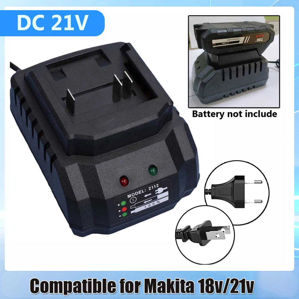 DC21V Power Socket For Makita 18V 21V Electric Drill Wrench Angle Grinder Charger Electric Power Tool Lithium Battery Charger
DC21V Power Socket For Makita 18V 21V Electric Drill Wrench Angle Grinder Charger Electric Power Tool Lithium Battery Charger