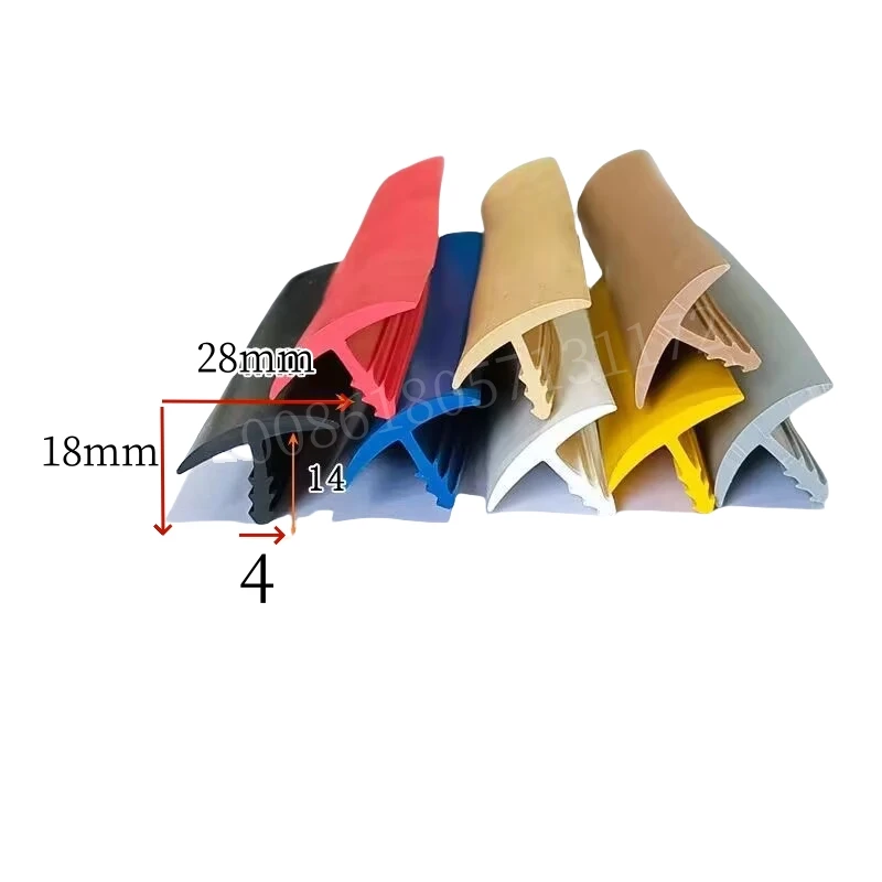 Rubber T-Strip Gap Cover Sealing Strip for Glass, Metal, Wood, Solar Seals, 28x18mm White Blue Red Yellow Beige Khaki Black Grey
Rubber T-Strip Gap Cover Sealing Strip for Glass, Metal, Wood, Solar Seals, 28x18mm White Blue Red Yellow Beige Khaki Black Grey