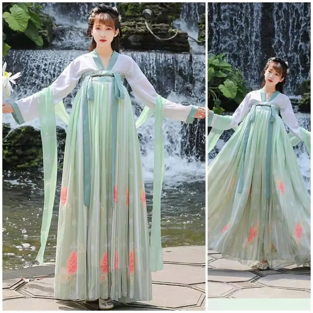 Осеннее платье ханьфу - градиентная вышивка Qixiong Ruqun (резанное китайское традиционное платье) Китайская одежда для женщин
Осеннее платье ханьфу - градиентная вышивка Qixiong Ruqun (резанное китайское традиционное платье) Китайская одежда для женщин