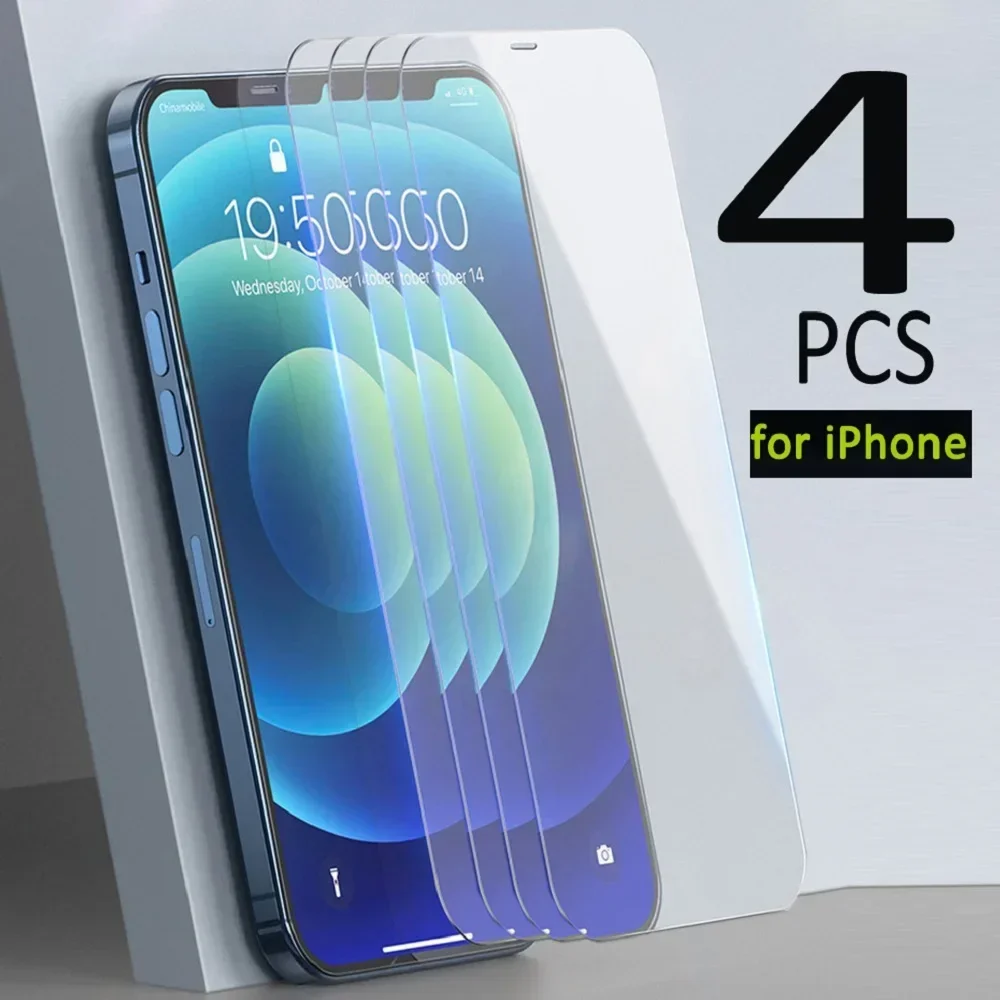 4 шт. закаленное стекло для iPhone 14 13 12 11 Pro Max Mini, Защита экрана для iPhone 14 Plus XS XR X 8 7 6S 5 дюймов, стеклянная пленка HD
4 шт. закаленное стекло для iPhone 14 13 12 11 Pro Max Mini, Защита экрана для iPhone 14 Plus XS XR X 8 7 6S 5 дюймов, стеклянная пленка HD