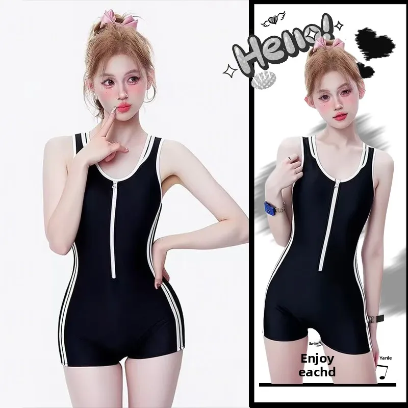Spor One-Piece Swimsuit for Women 2025 New Bla High-End Slimming Profional Flat Angle Conservative Beach Vaion Hot ...
Spor One-Piece Swimsuit for Women 2025 New Bla High-End Slimming Profional Flat Angle Conservative Beach Vaion Hot ...