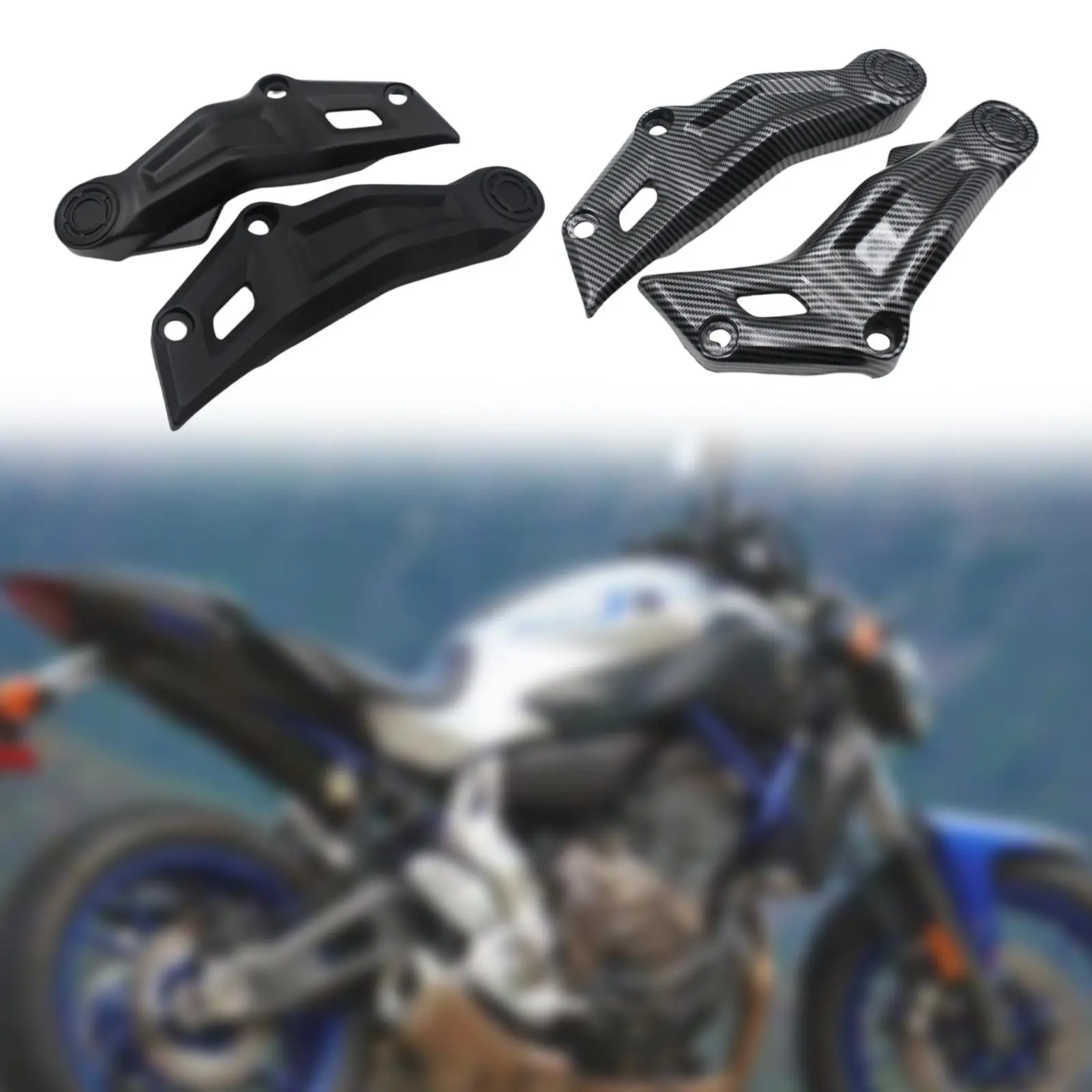 2x Frame Side Panels Protection Covers Practical Wear Resistant Sleek Accessories Repair Guards Replace Parts for FZ07
2x Frame Side Panels Protection Covers Practical Wear Resistant Sleek Accessories Repair Guards Replace Parts for FZ07