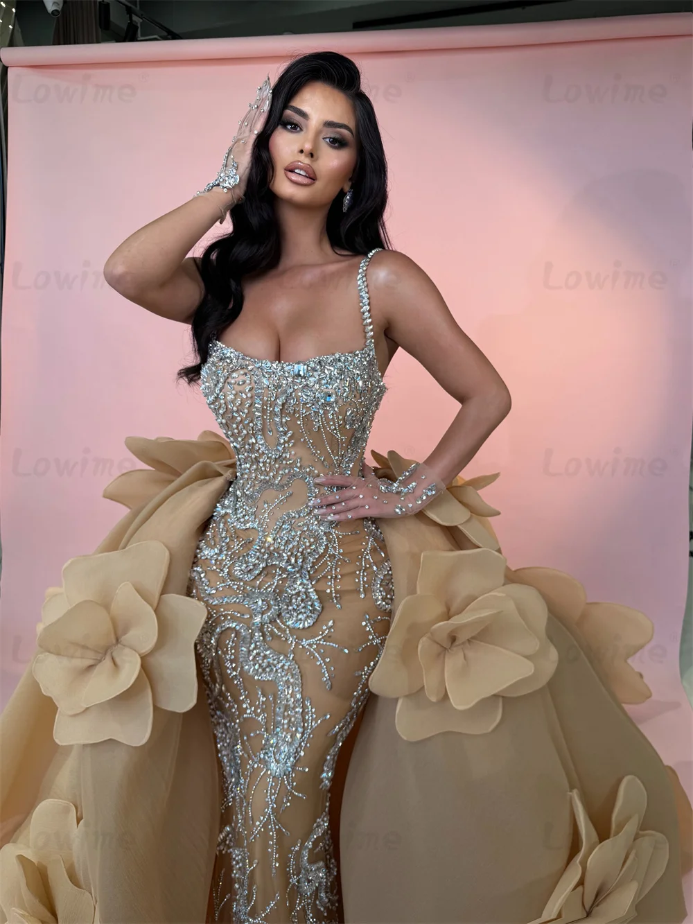 Customized Glitter Crystal Long Prom Dress Luxury Mermaid Evening Dresses Overskirt Cocktail Gown Champagne Party Dress 2026
Customized Glitter Crystal Long Prom Dress Luxury Mermaid Evening Dresses Overskirt Cocktail Gown Champagne Party Dress 2026