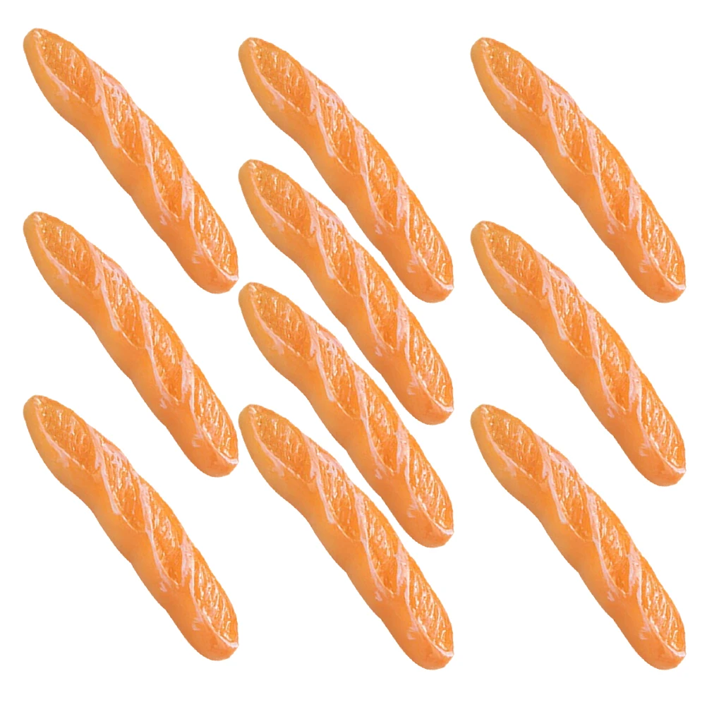 10 Pcs Imitation Baguette Bread Decoration Dessert Simulation Toy Resin Model Mini Fake
10 Pcs Imitation Baguette Bread Decoration Dessert Simulation Toy Resin Model Mini Fake