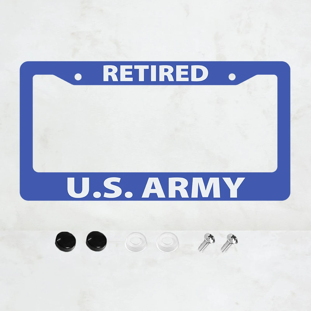 1PC RETIRED US ARMY Aluminum License Plate Frame - 6 x 12 Inch US Standard Size, Decorative Car License Plate Bracket, 2 Holes
1PC RETIRED US ARMY Aluminum License Plate Frame - 6 x 12 Inch US Standard Size, Decorative Car License Plate Bracket, 2 Holes