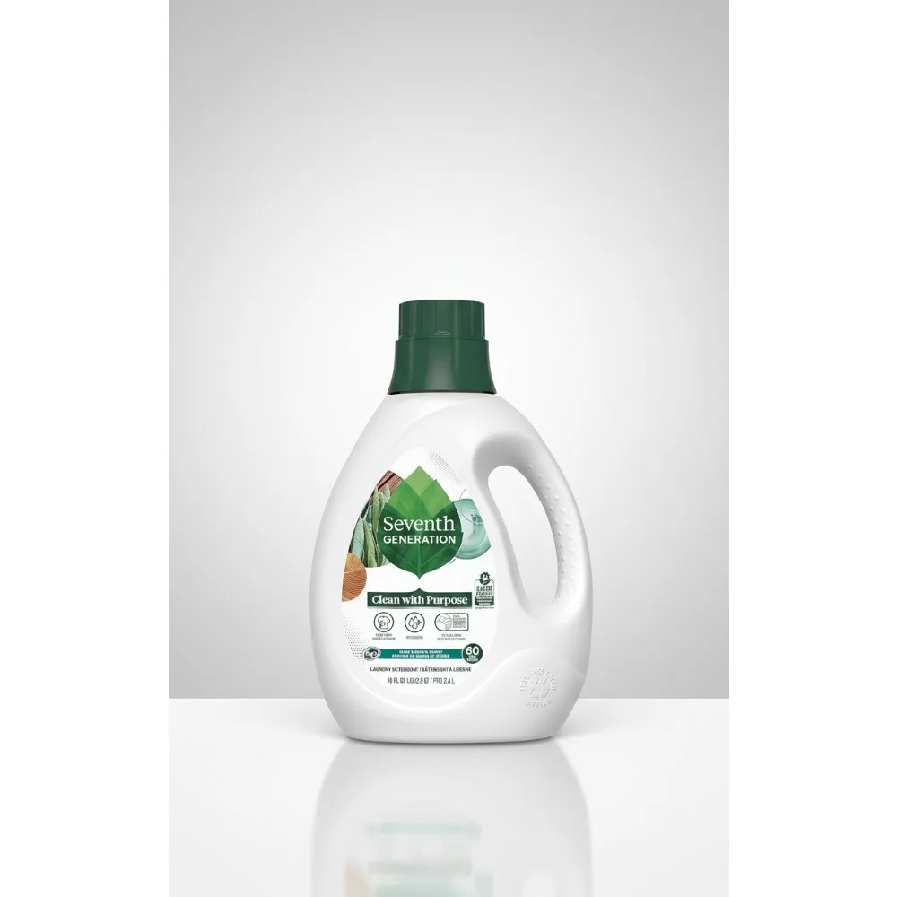 Sage & Cedar Scent Liquid Laundry Detergent, 60 Loads, Dyes Free, 90 fl oz Pack of 4 - Hypoallergenic for Sensitive Skin
Sage & Cedar Scent Liquid Laundry Detergent, 60 Loads, Dyes Free, 90 fl oz Pack of 4 - Hypoallergenic for Sensitive Skin