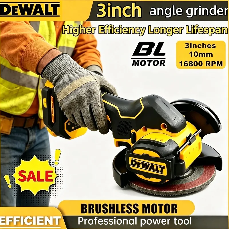 Аккумуляторная мини-угловая шлифмашина DEWALT 3 дюйма | Электрический инструмент для полировки, шлифовки и резки 18В, совместимый с аккумуляторами 18В/20В
Аккумуляторная мини-угловая шлифмашина DEWALT 3 дюйма | Электрический инструмент для полировки, шлифовки и резки 18В, совместимый с аккумуляторами 18В/20В
