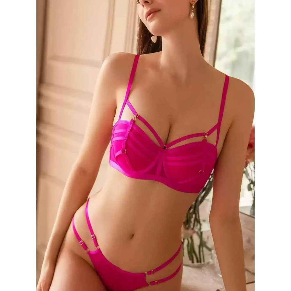 Sexy Lace Balconette Bra Set Push Up for Small Bust Soft Underwire Natural Lift Anti Sag Strappy Back Lingerie Daily Office Wea
Sexy Lace Balconette Bra Set Push Up for Small Bust Soft Underwire Natural Lift Anti Sag Strappy Back Lingerie Daily Office Wea