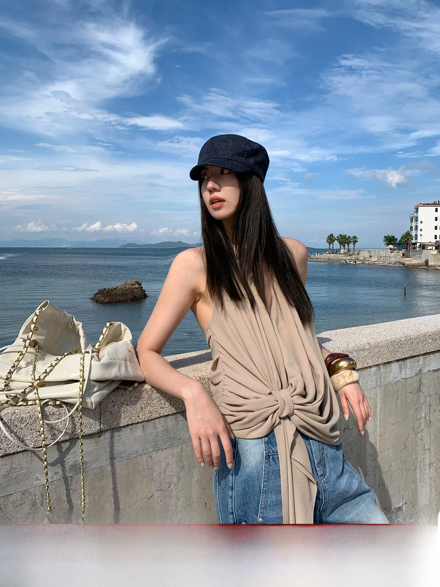 Gakee Official Coffee-Colored Hanging Ne Strap Vest Women's Sexy Bal Summer New Sle Slimming Hot Girl Top
Gakee Official Coffee-Colored Hanging Ne Strap Vest Women's Sexy Bal Summer New Sle Slimming Hot Girl Top