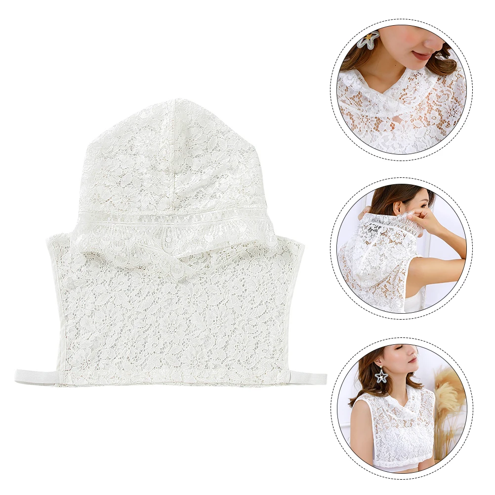 Lace Fake Women Men Hoodie Vest Detachable Collar Accessory Chiffon Chic Costume Hat Design Easy Match Dresses T Shirts Sweaters
Lace Fake Women Men Hoodie Vest Detachable Collar Accessory Chiffon Chic Costume Hat Design Easy Match Dresses T Shirts Sweaters