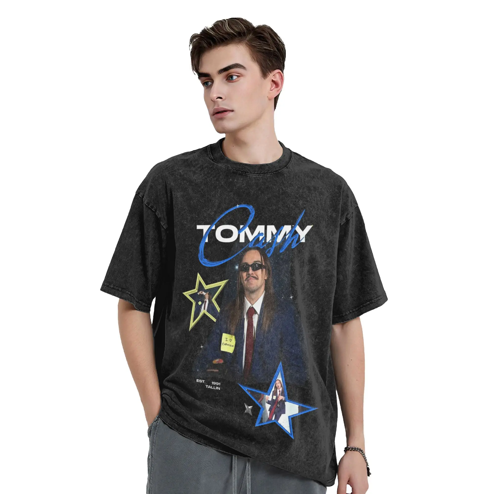 Washed T Shirts Tommy Cash Espresso Macchiato Eurovisions 2025 Estonia T-Shirts Streetwear Short Sleeve Summer Tees Men Women
Washed T Shirts Tommy Cash Espresso Macchiato Eurovisions 2025 Estonia T-Shirts Streetwear Short Sleeve Summer Tees Men Women