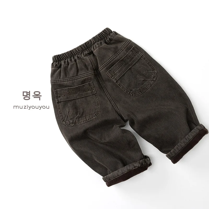 Зимние джинсы для мальчиков с флисовой подкладкой, утепленные детские брюки для мальчиков, комбинированные штаны для малышей с эластичным поясом, 1-6 лет
Зимние джинсы для мальчиков с флисовой подкладкой, утепленные детские брюки для мальчиков, комбинированные штаны для малышей с эластичным поясом, 1-6 лет