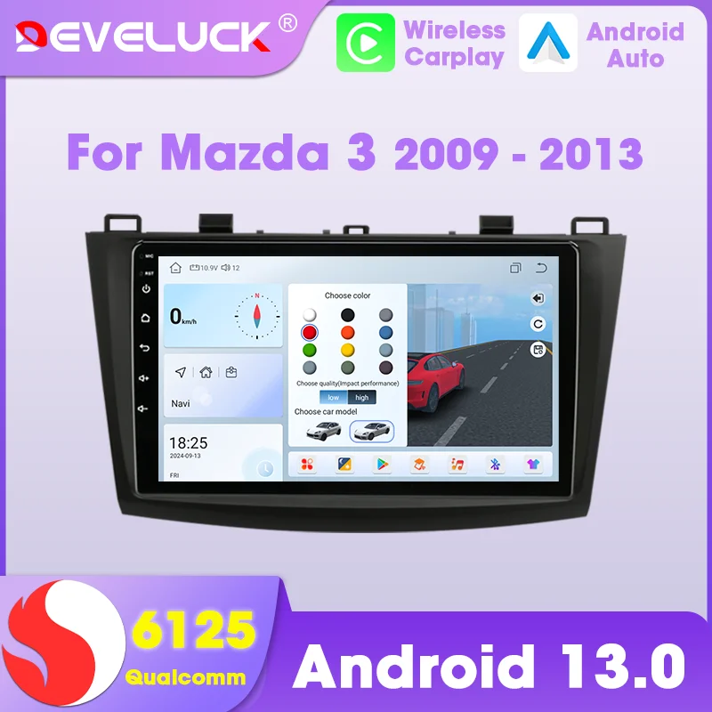 Car Radio Automotive Intelligent System for Mazda 3 2009 2010 2011 2012 2013 Carplay Android Auto Multimedia Player 4G Head Unit
Car Radio Automotive Intelligent System for Mazda 3 2009 2010 2011 2012 2013 Carplay Android Auto Multimedia Player 4G Head Unit