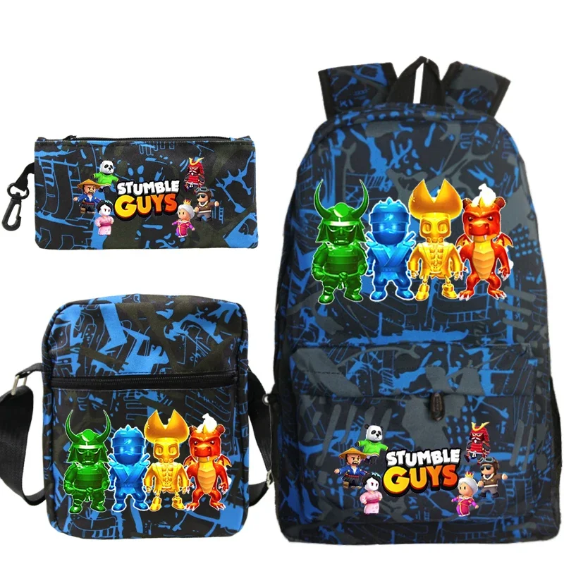 Stumble Guys Bcakpacks 3pcs Set Casual Schoolbag Student Daily Rucksack Kids Backpack Portable School Bags Boys Girls bag
Stumble Guys Bcakpacks 3pcs Set Casual Schoolbag Student Daily Rucksack Kids Backpack Portable School Bags Boys Girls bag