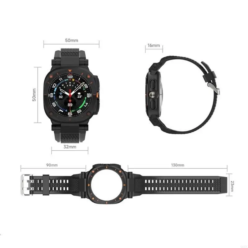 Q6RC Band Breathable Belt and Cover Shell Replacement Wriststrap Quick Release Sweatproof Bracelets for Watch 47mm
Q6RC Band Breathable Belt and Cover Shell Replacement Wriststrap Quick Release Sweatproof Bracelets for Watch 47mm