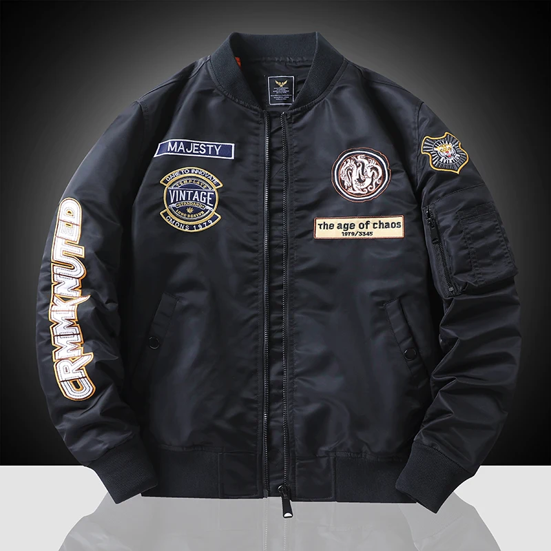 Мужская демисезонная бейсбольная куртка-бомбер с длинными рукавами, прямого кроя, для активного отдыха
Мужская демисезонная бейсбольная куртка-бомбер с длинными рукавами, прямого кроя, для активного отдыха