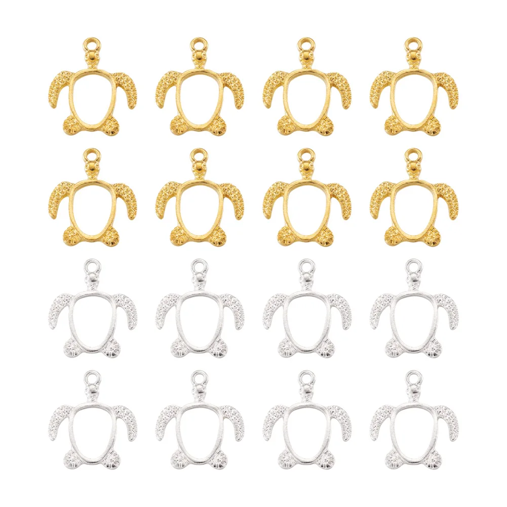 20Pcs Silver Color Sea Tortoise Alloy Pendants Animal Open Back Bezel Charms for DIY Uv Resin Necklace Jewelry Making Crafts
20Pcs Silver Color Sea Tortoise Alloy Pendants Animal Open Back Bezel Charms for DIY Uv Resin Necklace Jewelry Making Crafts