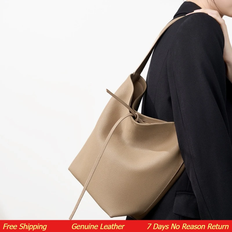 Women's Lazy Style Leather Bucket Bag, High-capacity Underarm Shoulder Purse, Portable Casual Daily Tote
Women's Lazy Style Leather Bucket Bag, High-capacity Underarm Shoulder Purse, Portable Casual Daily Tote