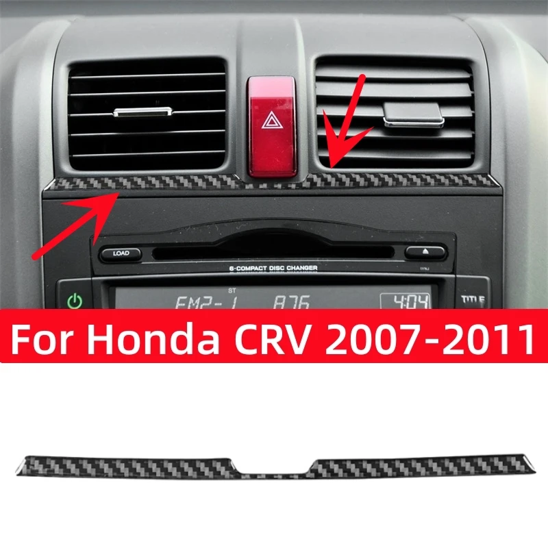 For Honda CRV 2007 2008 2009 2010 2011 Accessories Carbon Fiber Interior Car Center Air Outlet Bottom Decor Strip Cover Trim
For Honda CRV 2007 2008 2009 2010 2011 Accessories Carbon Fiber Interior Car Center Air Outlet Bottom Decor Strip Cover Trim