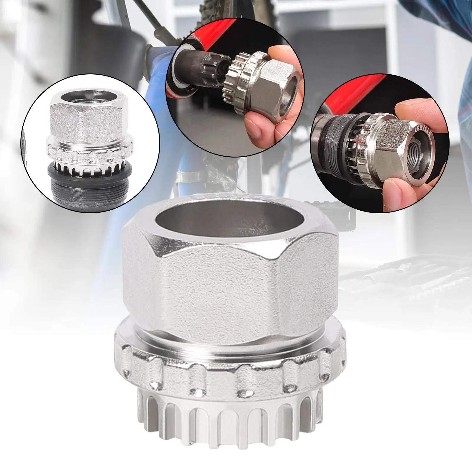 Bicycle Crankset Repair Tool Carbon Steel BB Removing Installation Kit for Garage Bike Maintenance and Assembly
Bicycle Crankset Repair Tool Carbon Steel BB Removing Installation Kit for Garage Bike Maintenance and Assembly