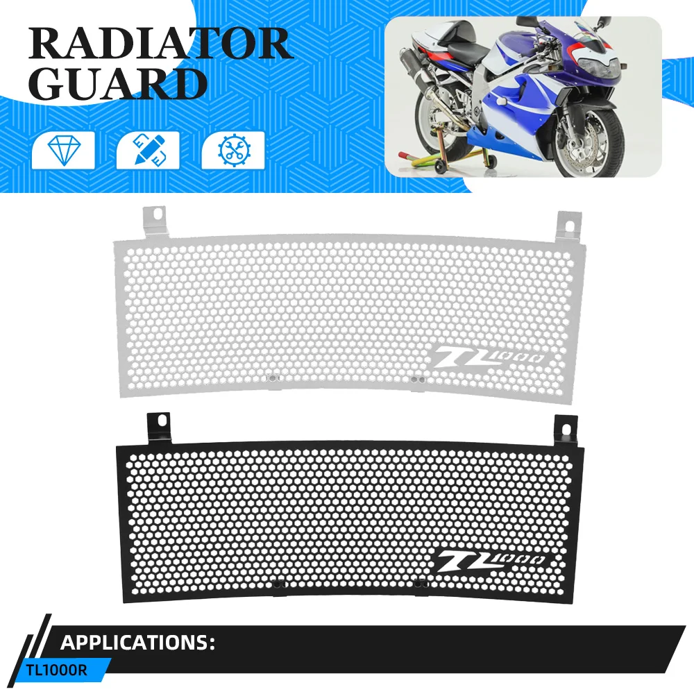 For Suzuki TL1000R 1998 1999 2000 20001 2002 2003 Motorcycle Accessories Radiator Grille Guard Cover Protector TL 1000R TL1000 R
For Suzuki TL1000R 1998 1999 2000 20001 2002 2003 Motorcycle Accessories Radiator Grille Guard Cover Protector TL 1000R TL1000 R