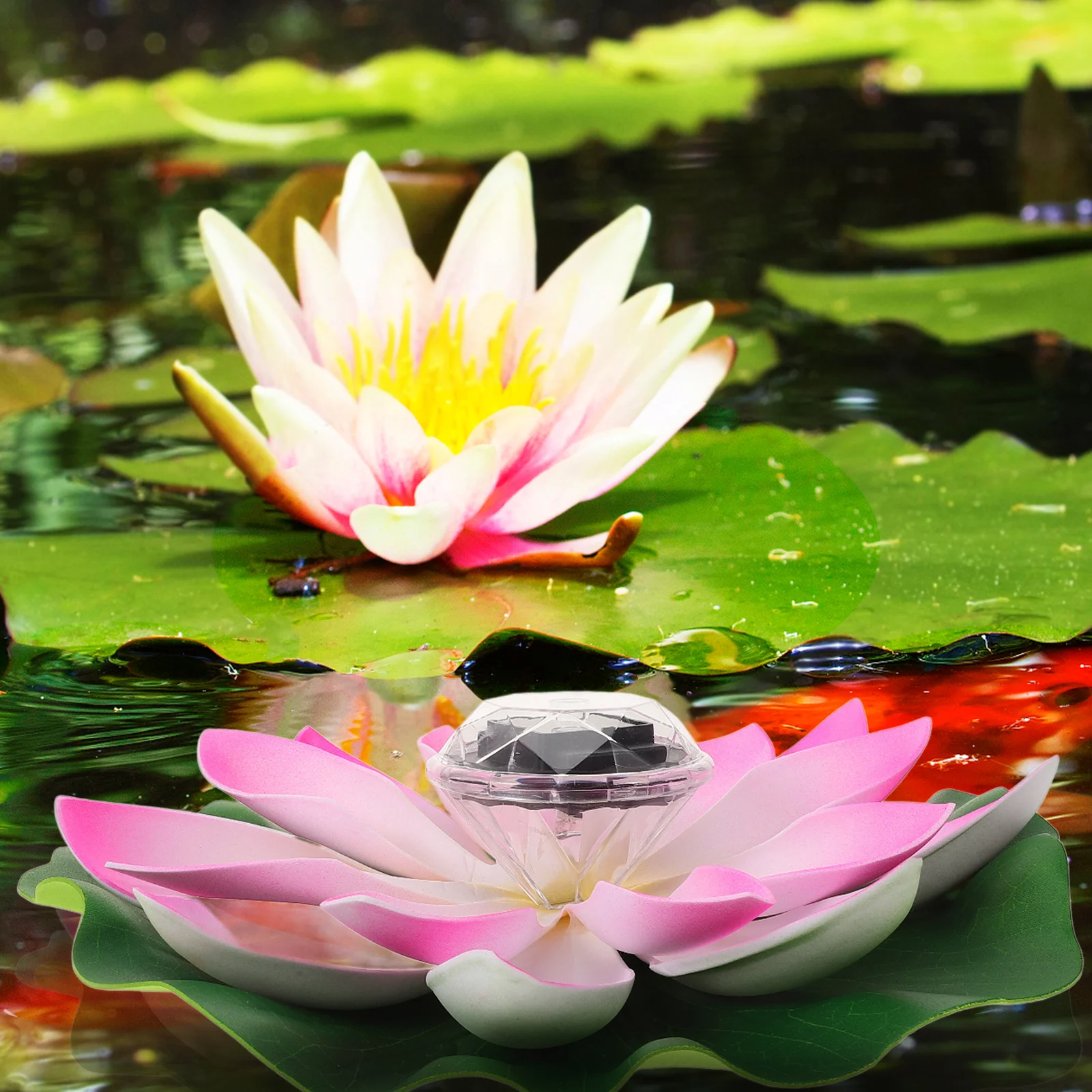 Lotus Solar Decorative Garden Pond Landscape Waterproof Floating LED Outdoor Flower Decoration Lights Outdoor Light Solar Energy
Lotus Solar Decorative Garden Pond Landscape Waterproof Floating LED Outdoor Flower Decoration Lights Outdoor Light Solar Energy