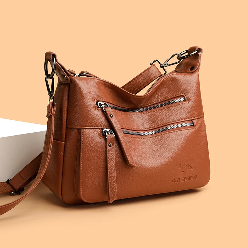 2025 New Style Women Tote Shoulder Bags Geniune Pu Leather Top Sale Daily Soft With Big Pockets Multi-function Leisure Handbags
2025 New Style Women Tote Shoulder Bags Geniune Pu Leather Top Sale Daily Soft With Big Pockets Multi-function Leisure Handbags