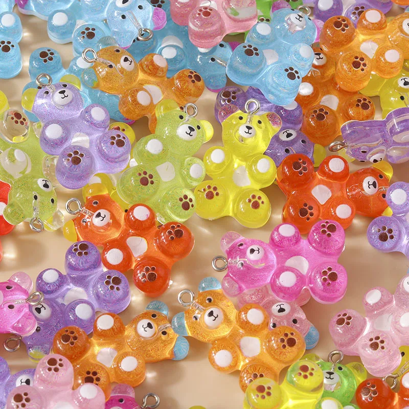 Leslie 10Pcs Solid Color Resin Gummy Bear Charms for Earrings Bracelet Necklace Pendant Jewelry Making Accessories Diy Findings
Leslie 10Pcs Solid Color Resin Gummy Bear Charms for Earrings Bracelet Necklace Pendant Jewelry Making Accessories Diy Findings