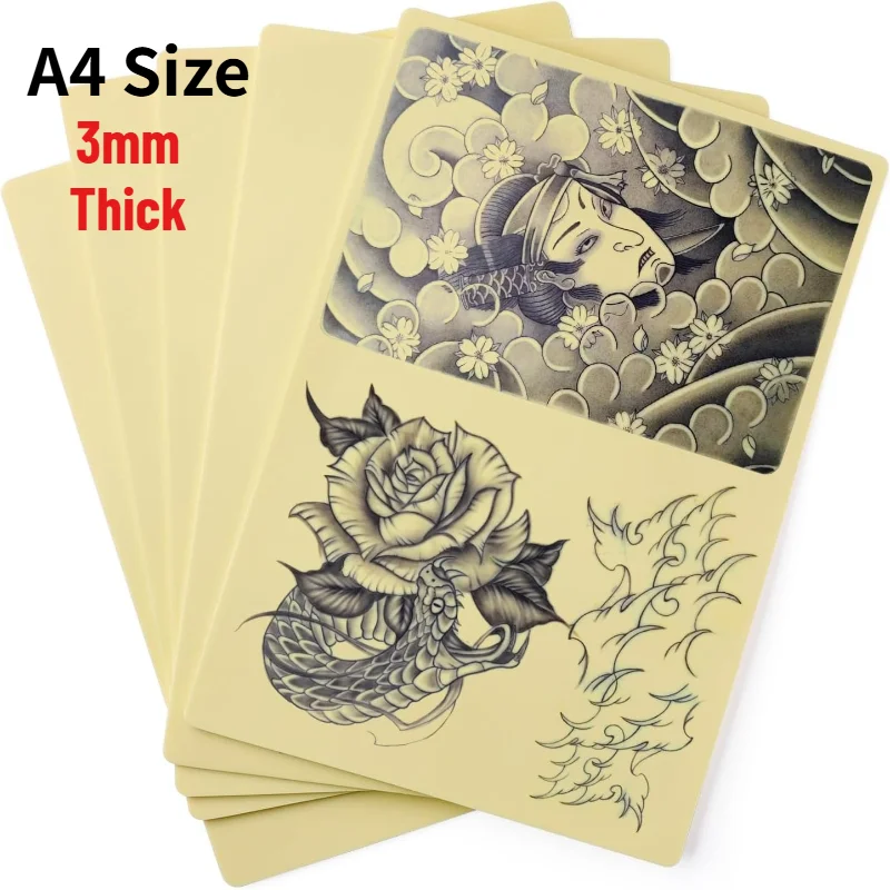 3mm Tattoo Practice Skin, Double-Sided Silicone Training Pad, Realistic Synthetic Skin for Precise Tattooing,Tattoo Supplies
3mm Tattoo Practice Skin, Double-Sided Silicone Training Pad, Realistic Synthetic Skin for Precise Tattooing,Tattoo Supplies