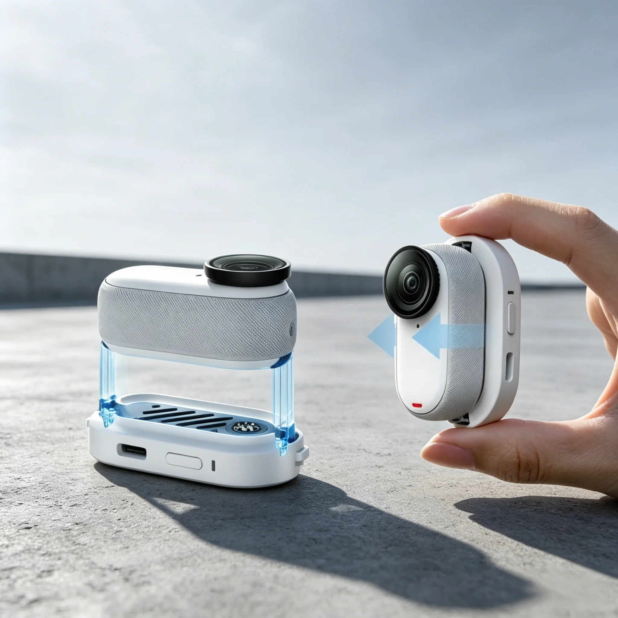 Портативная магнитная база питания для Insta360 GO 3/GO 3S, крепление для дополнительного аккумулятора с быстросъемной конструкцией
Портативная магнитная база питания для Insta360 GO 3/GO 3S, крепление для дополнительного аккумулятора с быстросъемной конструкцией
