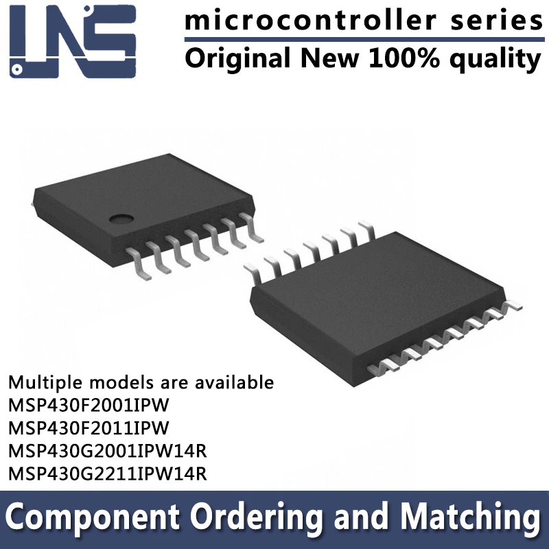 1 шт. MSP430F2001IPW MSP430F2011IPW MSP430G2001IPW14R MSP430G2211IPW14R TSSOP-14 микроконтроллер
1 шт. MSP430F2001IPW MSP430F2011IPW MSP430G2001IPW14R MSP430G2211IPW14R TSSOP-14 микроконтроллер