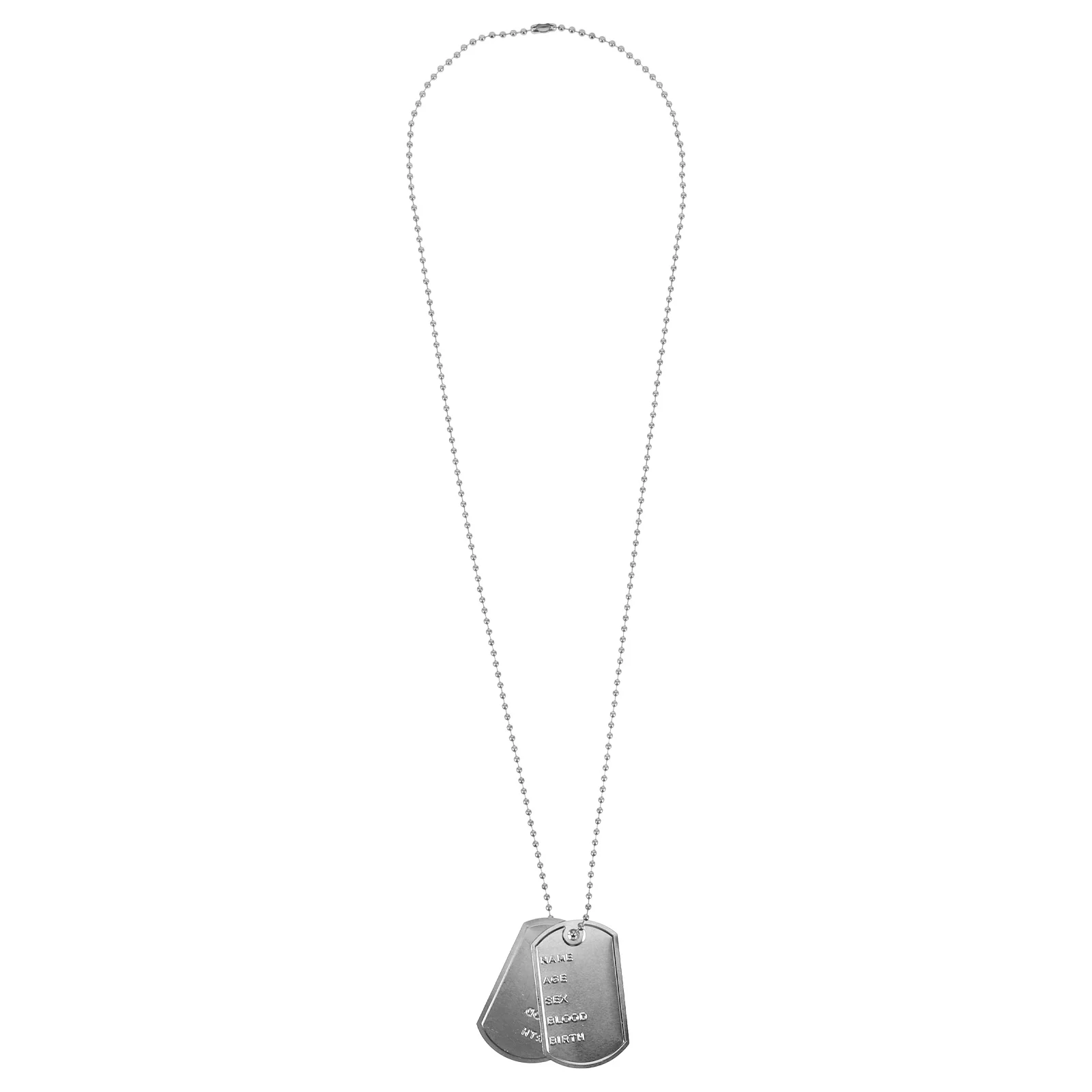 Dog Tag Necklace Tags Necklaces for Friend Label Boys Chains Men Metal Memorial Mens Man
Dog Tag Necklace Tags Necklaces for Friend Label Boys Chains Men Metal Memorial Mens Man