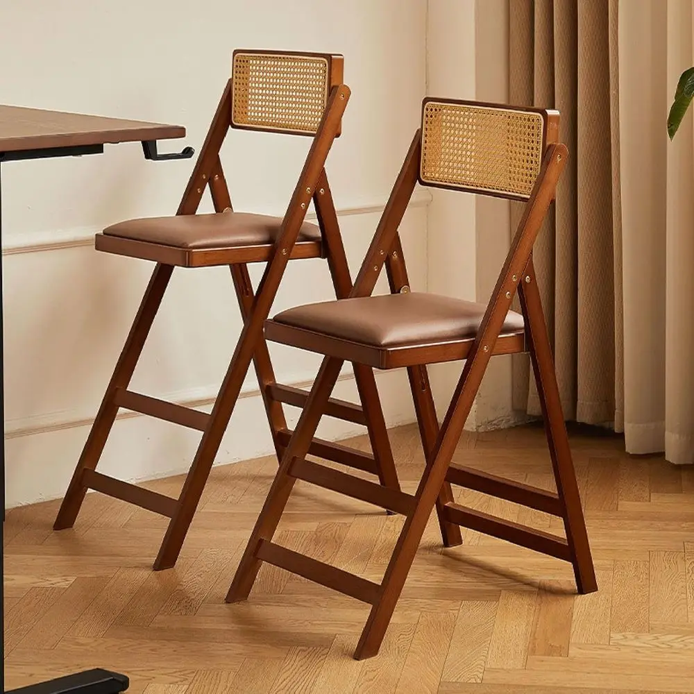 Wicker Dining Chairs with Cushions, Armrests, Rattan Backrest, Leather Seat, Suitable for Indoor and Outdoor Use
Wicker Dining Chairs with Cushions, Armrests, Rattan Backrest, Leather Seat, Suitable for Indoor and Outdoor Use