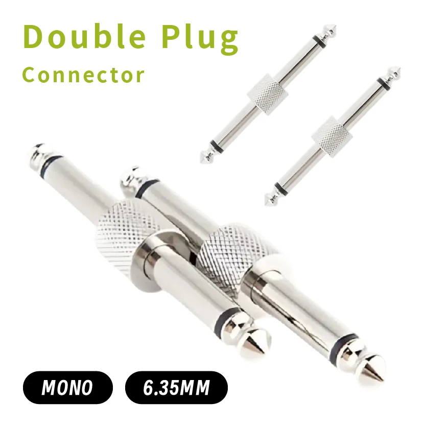 Разъем для гитарной педали 6,35 мм, посеребренный переходник «папа-папа»
Разъем для гитарной педали 6,35 мм, посеребренный переходник «папа-папа»