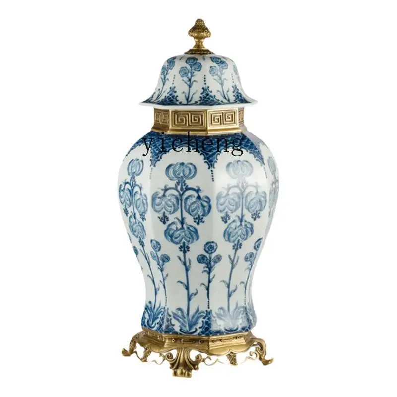 LSL Copper Clad Porcelain Ornament Ceramic with Copper General Can Home Craft Ornament
LSL Copper Clad Porcelain Ornament Ceramic with Copper General Can Home Craft Ornament