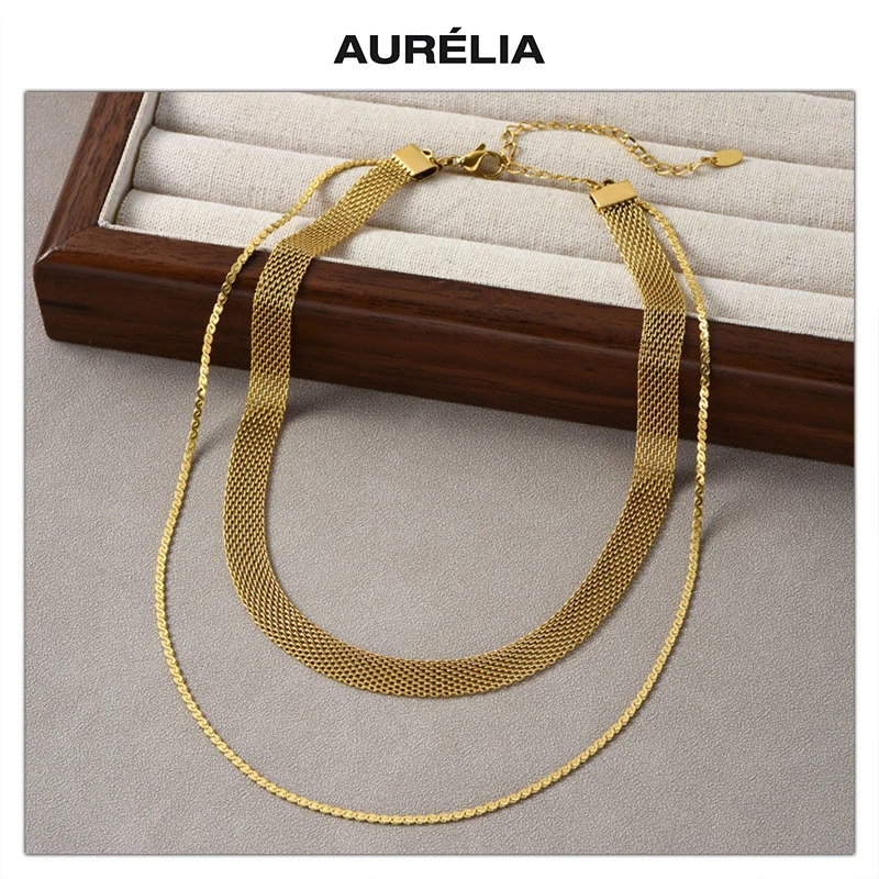 Europe Design Brass Gold Plated Double Layer Necklace Women Fashion Jewelry Accessories Trend
Europe Design Brass Gold Plated Double Layer Necklace Women Fashion Jewelry Accessories Trend