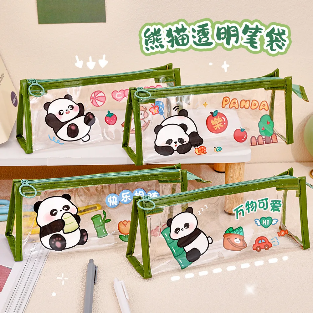 Cute Panda Pencil Bag Primary School Student Cartoon Large-capacity Stationery Storage Bag Ins Transparent Pencil Case
Cute Panda Pencil Bag Primary School Student Cartoon Large-capacity Stationery Storage Bag Ins Transparent Pencil Case