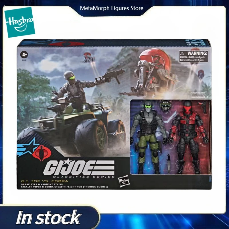 【Pre Sale】Original Hasbro G.I. Joe SNAKE EYES & VARMINT ATV VS.STEALTH VIPER & COBRA STEALTH FLIGHT POD (TRUBBLE BUBBLE) Action
【Pre Sale】Original Hasbro G.I. Joe SNAKE EYES & VARMINT ATV VS.STEALTH VIPER & COBRA STEALTH FLIGHT POD (TRUBBLE BUBBLE) Action